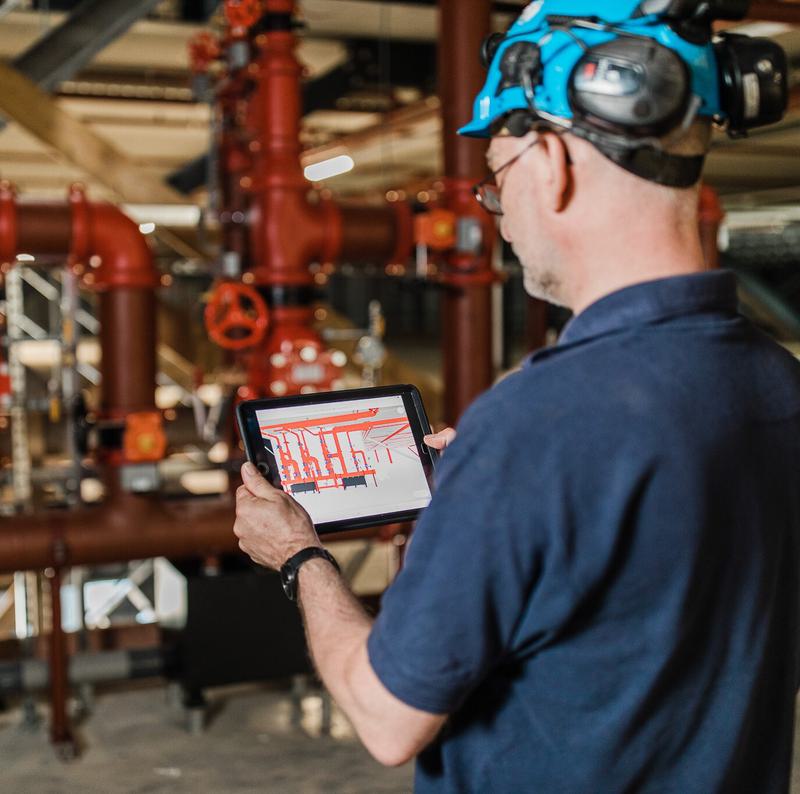 Montage Monteur Brandmeld Sprinkler BIM360 9